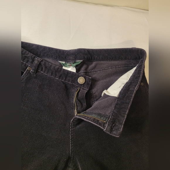 Woolrich 1215 Black Corduroy Straight Leg Pants sz 12 - Picture 4 of 10